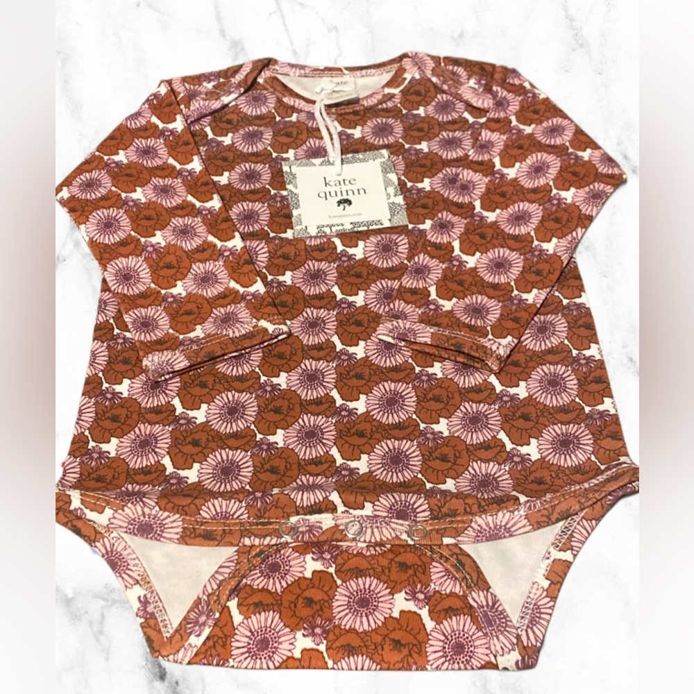 Kate Quinn long sleeve lap neck bodysuit size 12-18m
